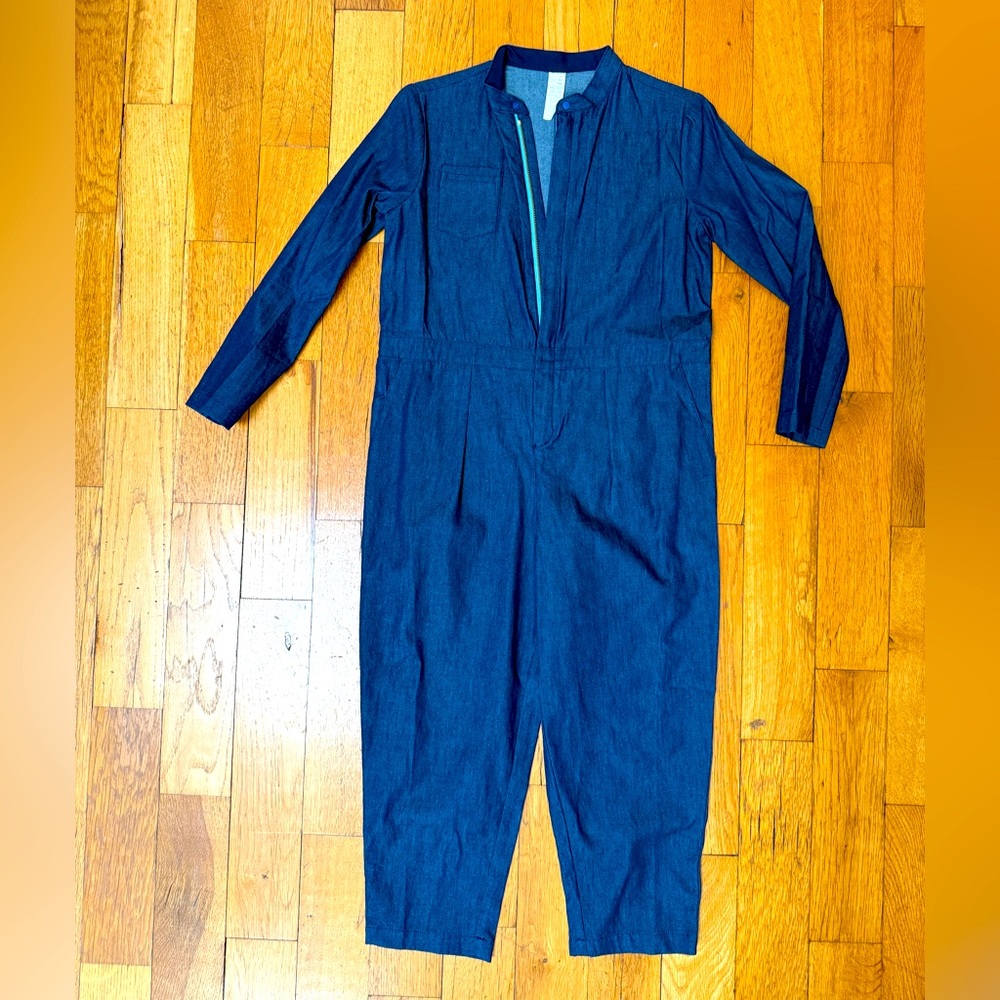 Tia CIBANI denim jumpsuit size 7/8